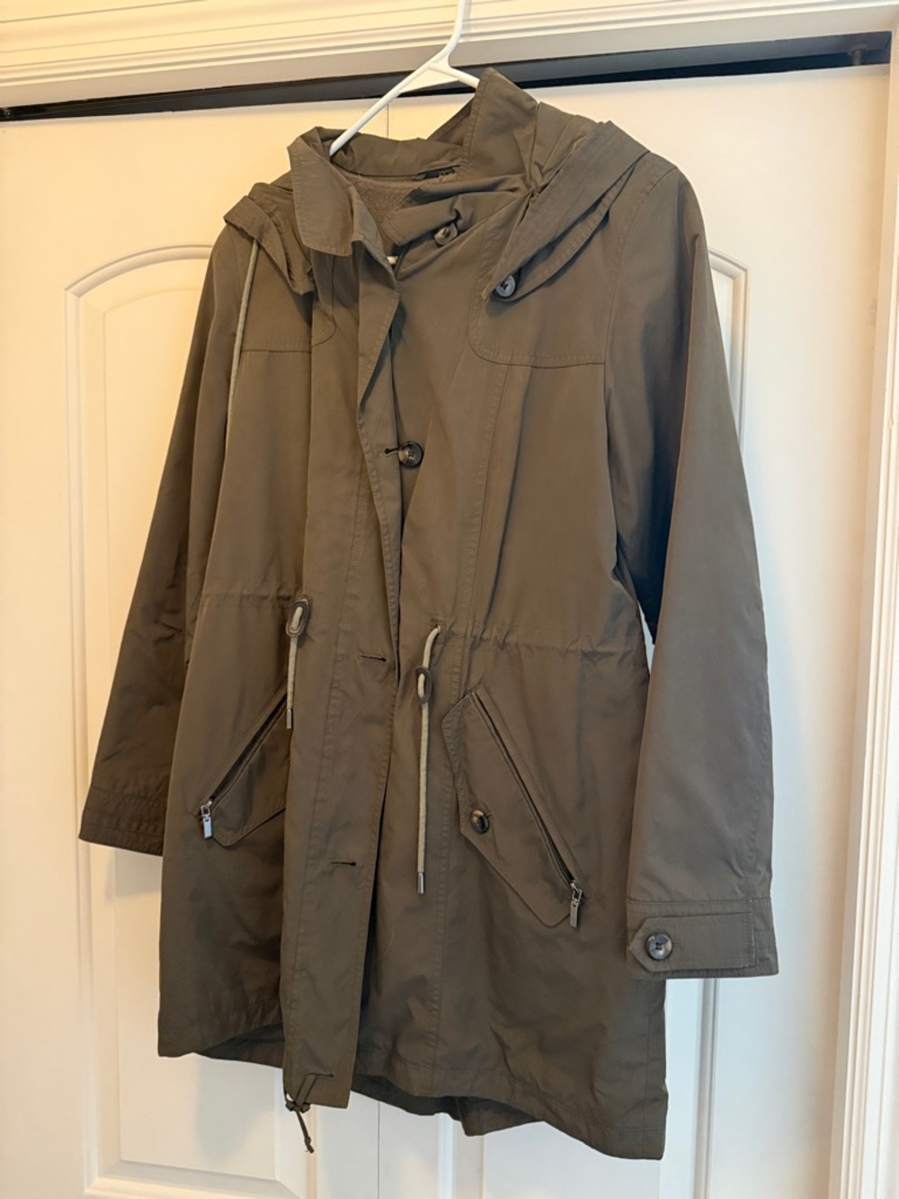 Gallery Olive Hooded Jacket